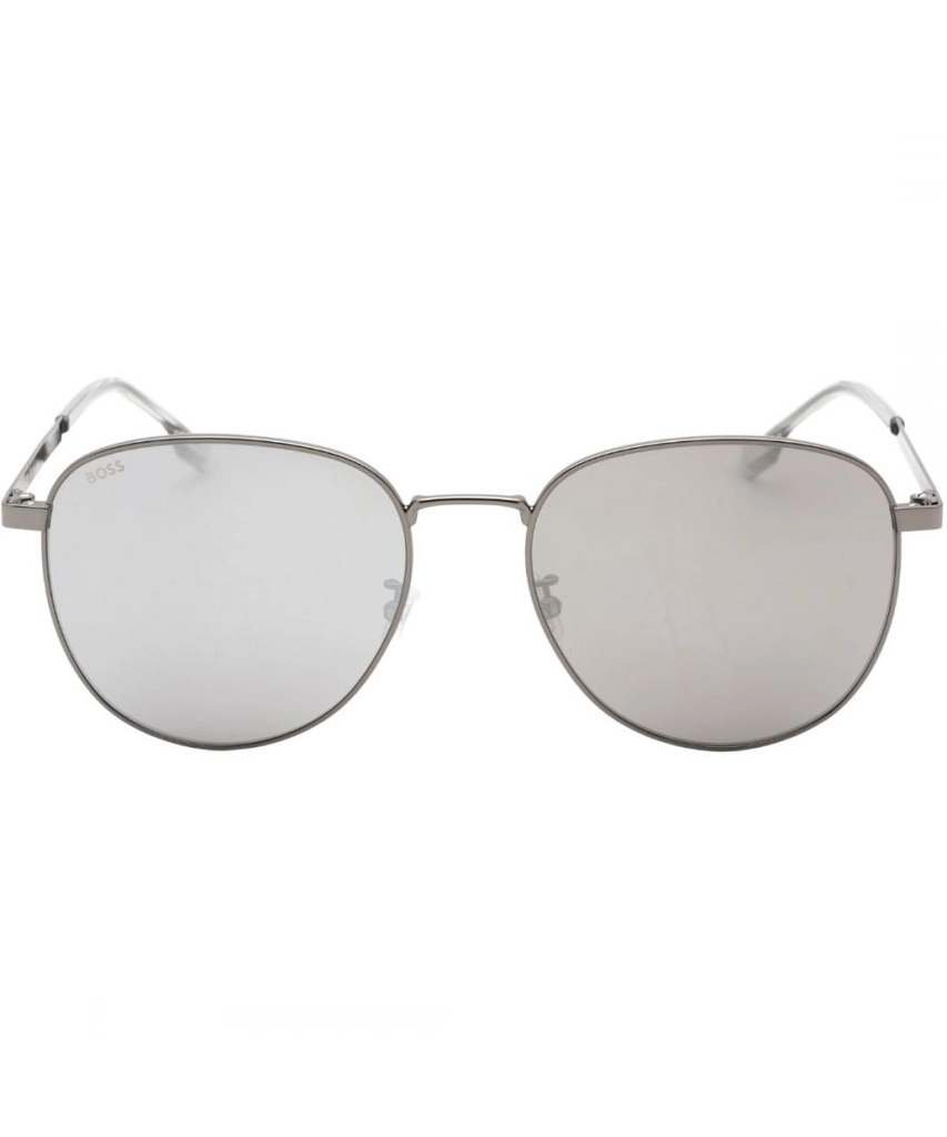 Hugo Boss Mens 1536/F/S 06LB T4 Silver Sunglasses Metal - One Size